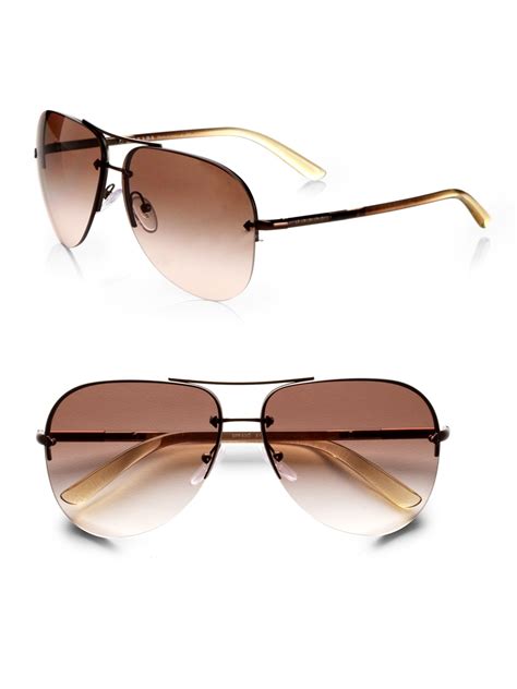 women prada aviator sunglasses|prada rimless aviator sunglasses.